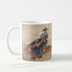 Mug Aquarelle cow-girl à cheval Décor Occidental