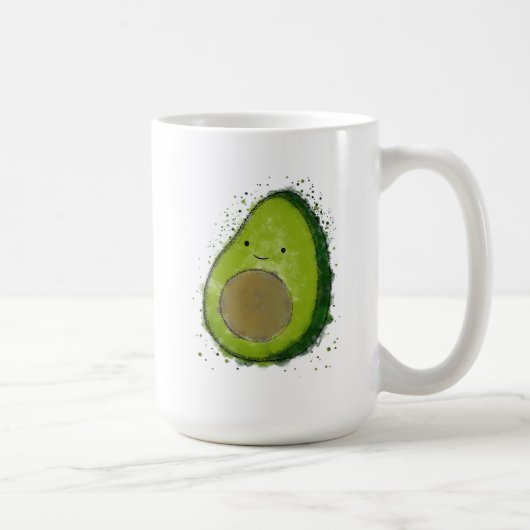 Mug Aquarelle Cute Avocado (Droite)