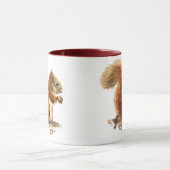Mug Aquarelle Cute Écureuil rouge Nature animale (Centre)