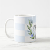 Mug Aquarelle Cute Elephant Vert (Gauche)