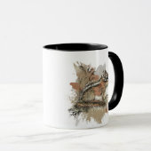 Mug Aquarelle Cute Little Chipmunk Animal Wildlife (Devant droit)