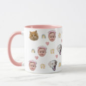 Mug Aquarelle Cute Raibow 4 Visages photo (Gauche)