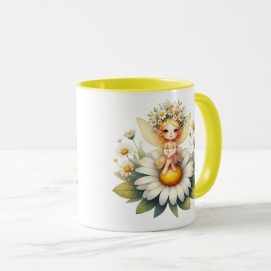Mug Aquarelle Daisy Fairy (Devant droit)