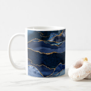 Mug Aquarelle d'aquarelle marine Abstraite