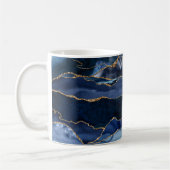 Mug Aquarelle d'aquarelle marine Abstraite (Gauche)