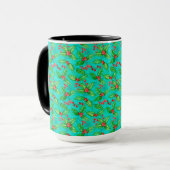 Mug Aquarelle de baie vitrée (Devant gauche)