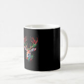 Mug Aquarelle de cerf de Noël (Devant droit)