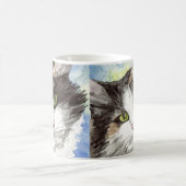 Mug Aquarelle de chat (Centre)