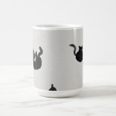 Mug Aquarelle de chats noirs (Centre)
