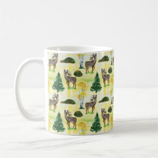 Mug Aquarelle de chevreuils