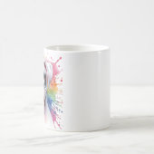 Mug Aquarelle de chien de boxe (Centre)