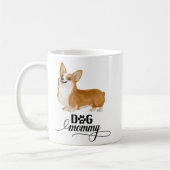 Mug Aquarelle de chien maman mignonne Corgi Lover (Gauche)