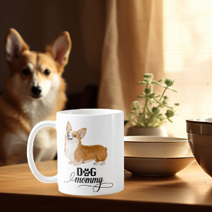Mug Aquarelle de chien maman mignonne Corgi Lover