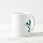 Mug Aquarelle de colibri bleu (Devant droit)