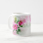 Mug Aquarelle de fleur de Stargazer Lily - wb 02 (Devant gauche)