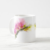 Mug Aquarelle de fleur d'orchidée - rose wb 01 (Devant gauche)