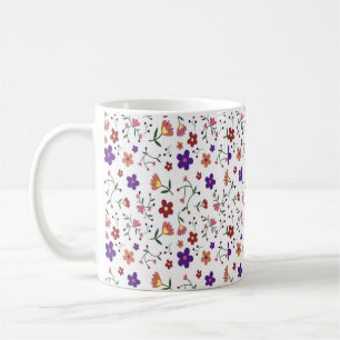 Mug Aquarelle de fleurs florales