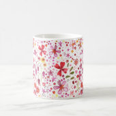 Mug Aquarelle de fleurs sauvages (Centre)