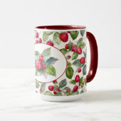 Mug Aquarelle de framboises mignonnes (Devant droit)