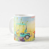 Mug Aquarelle de golf (Devant gauche)
