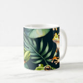 Mug Aquarelle de grenouilles (Devant droit)