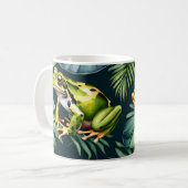 Mug Aquarelle de grenouilles (Devant gauche)