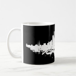 Mug Aquarelle de la ligne aérienne de Los Angeles