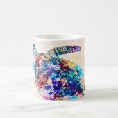 Mug Aquarelle de la tortue de mer d'Hawaï (Centre)