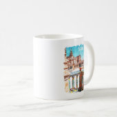 Mug Aquarelle de l'architecture de Sevilla Espagne (Devant droit)