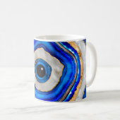 Mug Aquarelle de l'oeil malin et or (Devant droit)