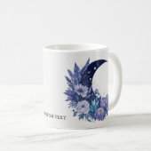 Mug Aquarelle de lune personnalisée Céleste pourpre (Devant droit)