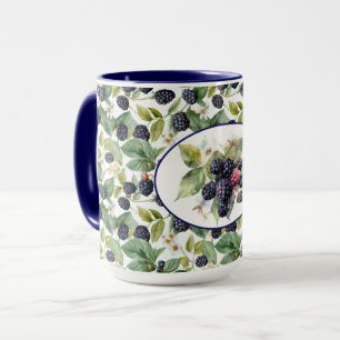 Mug Aquarelle de mûre Blackberry
