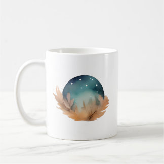Mug Aquarelle de nid céleste Abstraite