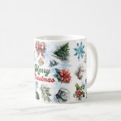 Mug Aquarelle de Noël (Devant droit)