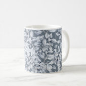 Mug Aquarelle de Noël Motif botanique d'hiver (Devant droit)
