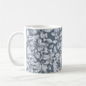 Mug Aquarelle de Noël Motif botanique d'hiver (Gauche)