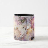Mug Aquarelle de Noël violet (Centre)