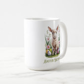 Mug Aquarelle de Pâques - Lump & Fleurs (Devant droit)