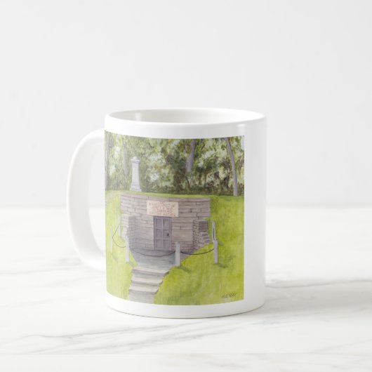 Mug Aquarelle de Peter Keitel de la chambre forte de (Devant gauche)