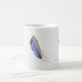 Mug Aquarelle de plume de canard de Mallard (Centre)