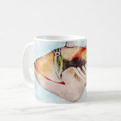 Mug Aquarelle de poisson-trigre hawaïen (Devant gauche)