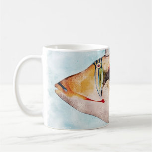 Mug Aquarelle de poisson-trigre hawaïen