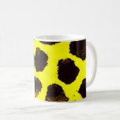 Mug Aquarelle de Poster de animal Abstrait Leopard (Devant droit)