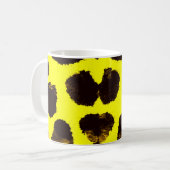 Mug Aquarelle de Poster de animal Abstrait Leopard (Devant gauche)