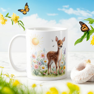 Mug Aquarelle de printemps - Mouche d'enfant