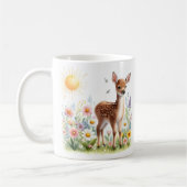 Mug Aquarelle de printemps - Mouche d'enfant (Gauche)