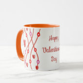Mug Aquarelle de Saint-Valentin Design-23223 (Devant gauche)