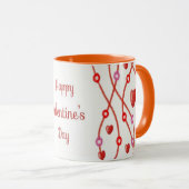 Mug Aquarelle de Saint-Valentin Design-23223 (Devant droit)