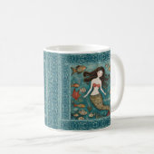 Mug Aquarelle de sirène personnalisée (Devant droit)