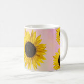 Mug Aquarelle de tournesol (Devant droit)